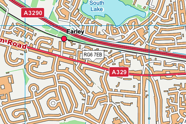 RG6 7EB map - OS VectorMap District (Ordnance Survey)