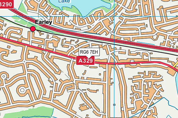 RG6 7EH map - OS VectorMap District (Ordnance Survey)