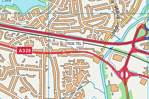 RG6 7EL map - OS VectorMap District (Ordnance Survey)