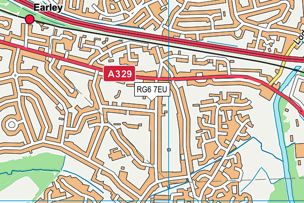 RG6 7EU map - OS VectorMap District (Ordnance Survey)