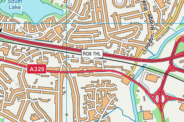 RG6 7HL map - OS VectorMap District (Ordnance Survey)