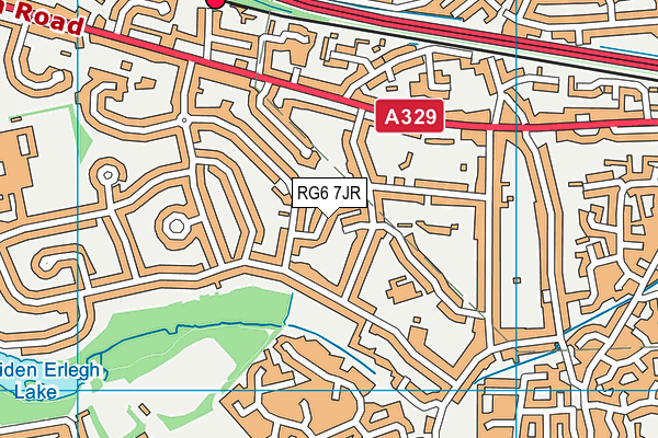 RG6 7JR map - OS VectorMap District (Ordnance Survey)