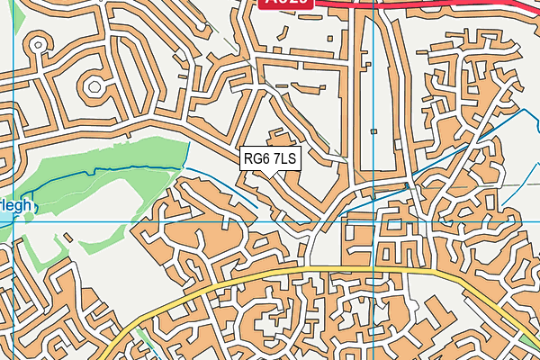 RG6 7LS map - OS VectorMap District (Ordnance Survey)