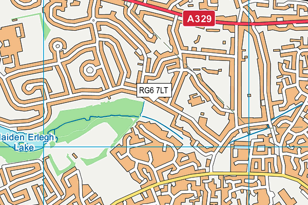 RG6 7LT map - OS VectorMap District (Ordnance Survey)