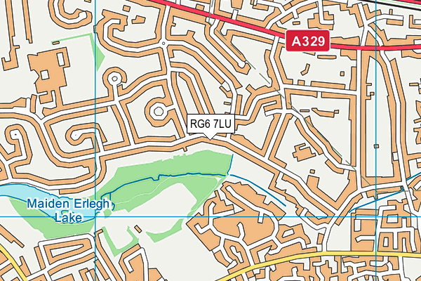 RG6 7LU map - OS VectorMap District (Ordnance Survey)