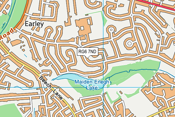RG6 7ND map - OS VectorMap District (Ordnance Survey)