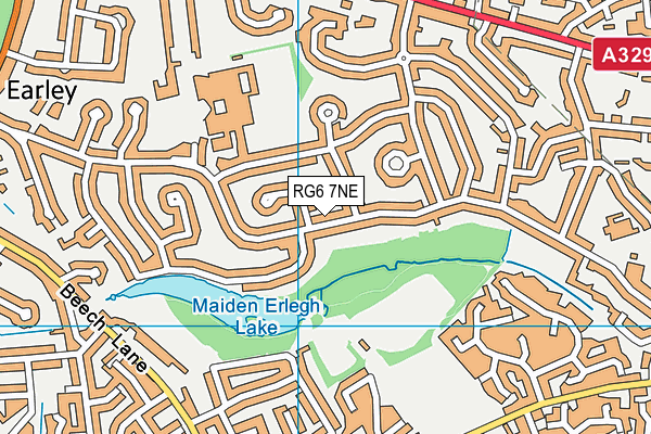 RG6 7NE map - OS VectorMap District (Ordnance Survey)