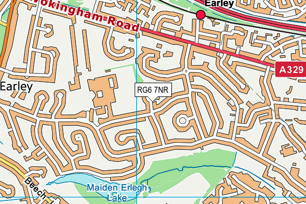 RG6 7NR map - OS VectorMap District (Ordnance Survey)