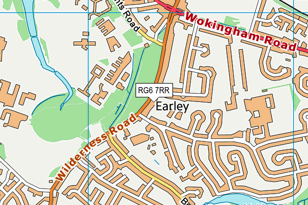 RG6 7RR map - OS VectorMap District (Ordnance Survey)