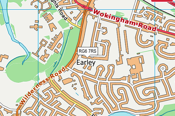 RG6 7RS map - OS VectorMap District (Ordnance Survey)