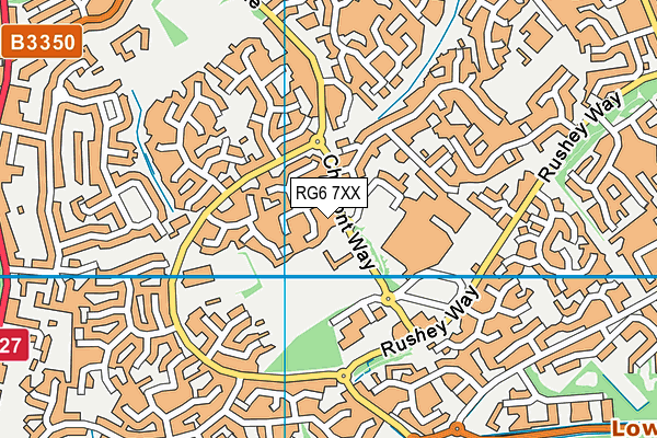 RG6 7XX map - OS VectorMap District (Ordnance Survey)