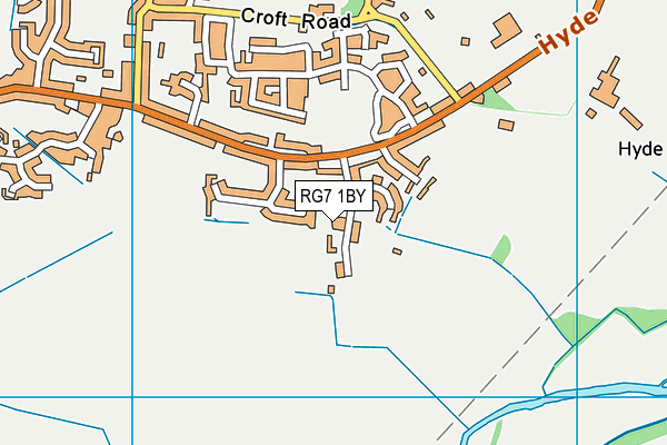RG7 1BY map - OS VectorMap District (Ordnance Survey)