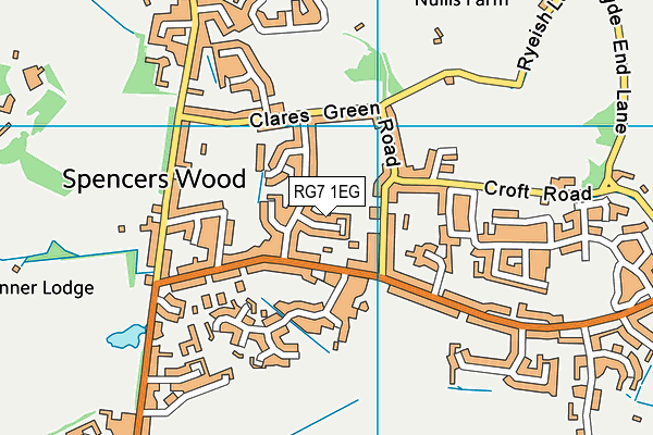 RG7 1EG map - OS VectorMap District (Ordnance Survey)