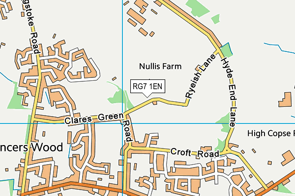 RG7 1EN map - OS VectorMap District (Ordnance Survey)