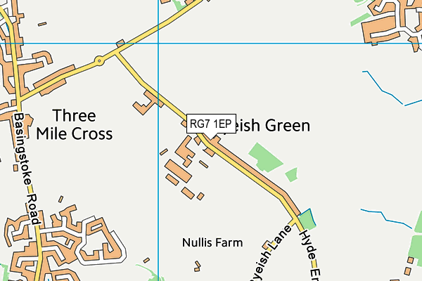 Ryeish Green Sports Hub map (RG7 1EP) - OS VectorMap District (Ordnance Survey)