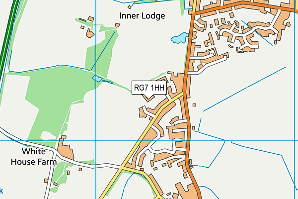 RG7 1HH map - OS VectorMap District (Ordnance Survey)