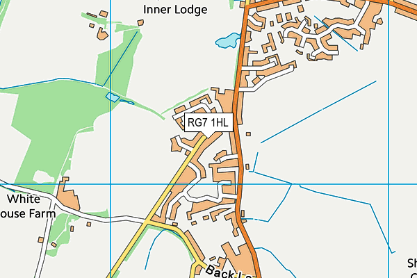 RG7 1HL map - OS VectorMap District (Ordnance Survey)
