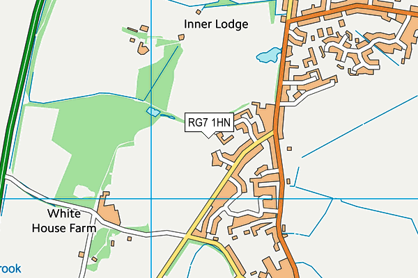RG7 1HN map - OS VectorMap District (Ordnance Survey)