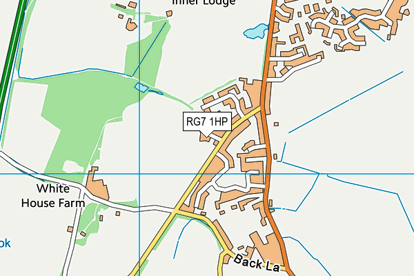 RG7 1HP map - OS VectorMap District (Ordnance Survey)