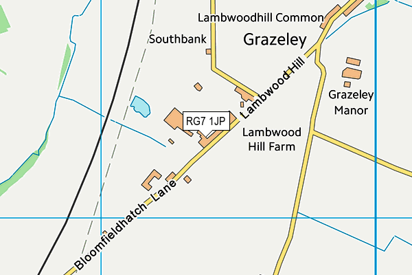 RG7 1JP map - OS VectorMap District (Ordnance Survey)