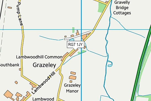 Grazeley Parochial Church of England Aided Primary School map (RG7 1JY) - OS VectorMap District (Ordnance Survey)