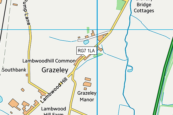 RG7 1LA map - OS VectorMap District (Ordnance Survey)