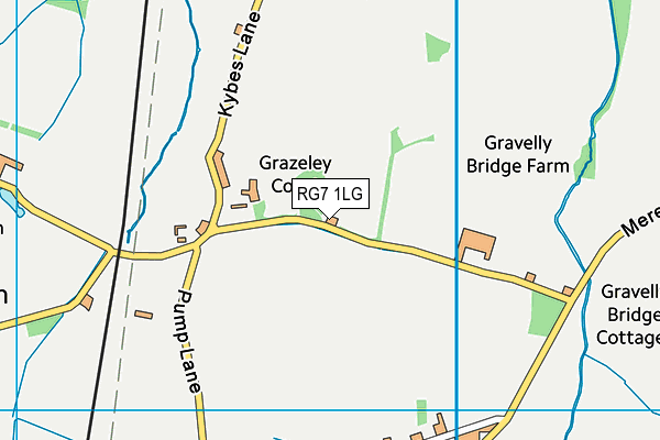 RG7 1LG map - OS VectorMap District (Ordnance Survey)