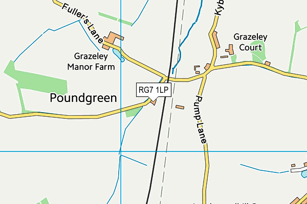 RG7 1LP map - OS VectorMap District (Ordnance Survey)