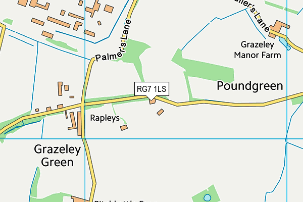 RG7 1LS map - OS VectorMap District (Ordnance Survey)