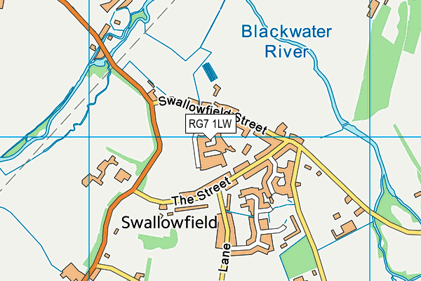 RG7 1LW map - OS VectorMap District (Ordnance Survey)