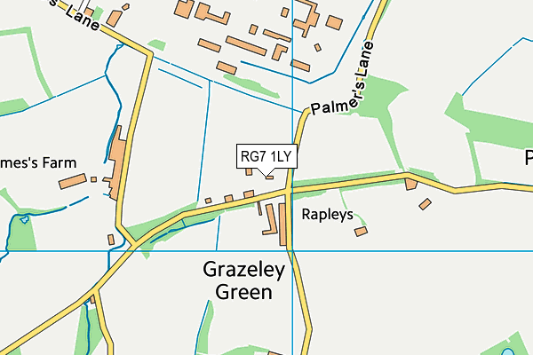 RG7 1LY map - OS VectorMap District (Ordnance Survey)