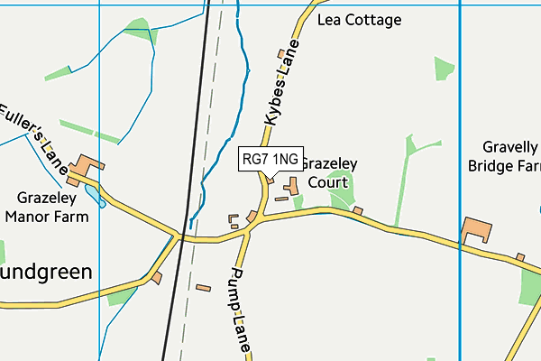 RG7 1NG map - OS VectorMap District (Ordnance Survey)