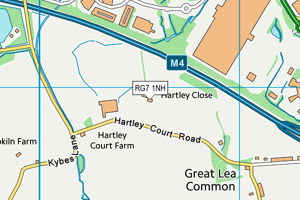 RG7 1NH map - OS VectorMap District (Ordnance Survey)