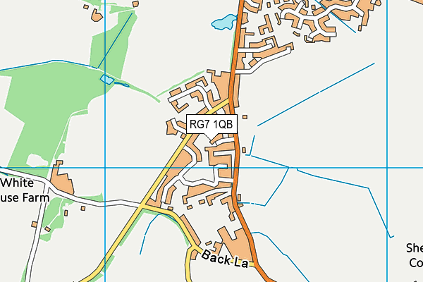 RG7 1QB map - OS VectorMap District (Ordnance Survey)