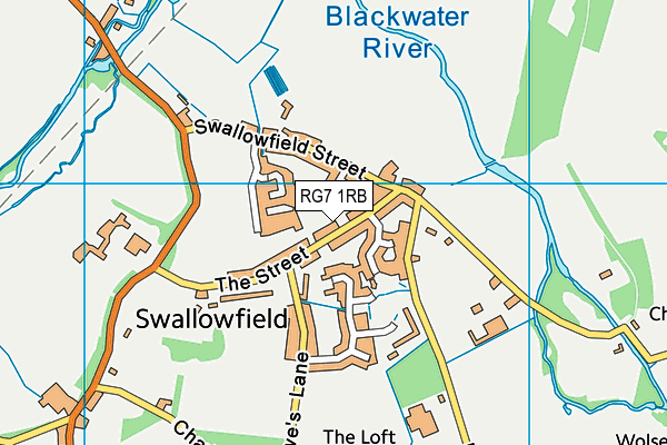 RG7 1RB map - OS VectorMap District (Ordnance Survey)