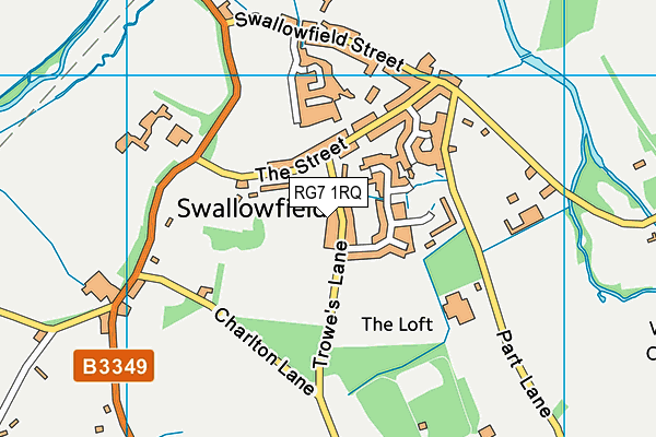 RG7 1RQ map - OS VectorMap District (Ordnance Survey)