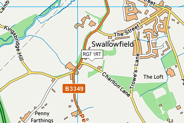 RG7 1RT map - OS VectorMap District (Ordnance Survey)