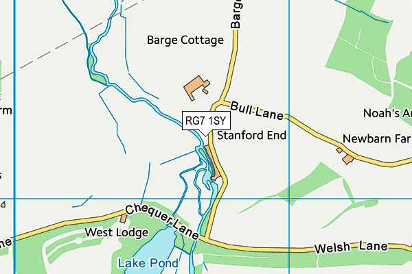 RG7 1SY map - OS VectorMap District (Ordnance Survey)