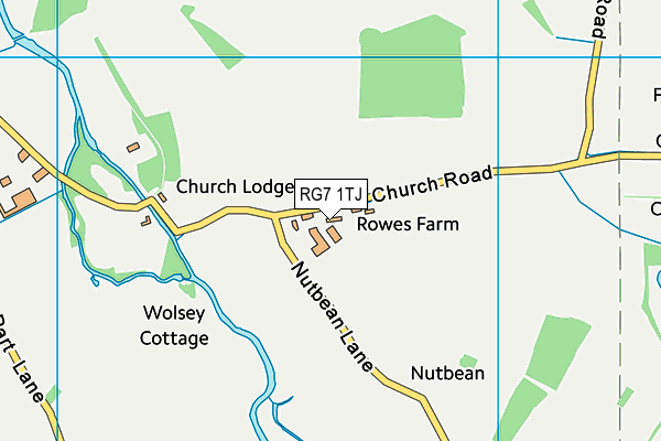 RG7 1TJ map - OS VectorMap District (Ordnance Survey)