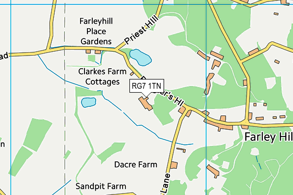 RG7 1TN map - OS VectorMap District (Ordnance Survey)