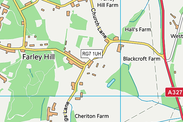 RG7 1UH map - OS VectorMap District (Ordnance Survey)