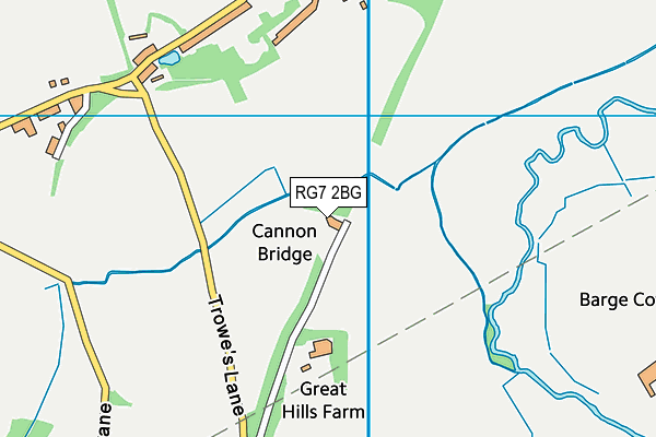 RG7 2BG map - OS VectorMap District (Ordnance Survey)