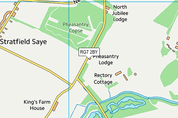 RG7 2BY map - OS VectorMap District (Ordnance Survey)