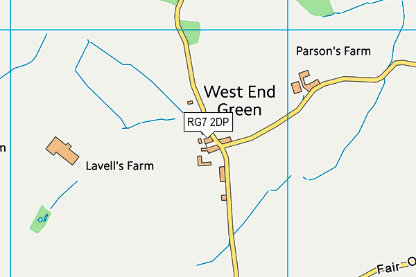 RG7 2DP map - OS VectorMap District (Ordnance Survey)