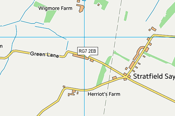 Stratfield Saye Recreation Ground map (RG7 2EB) - OS VectorMap District (Ordnance Survey)