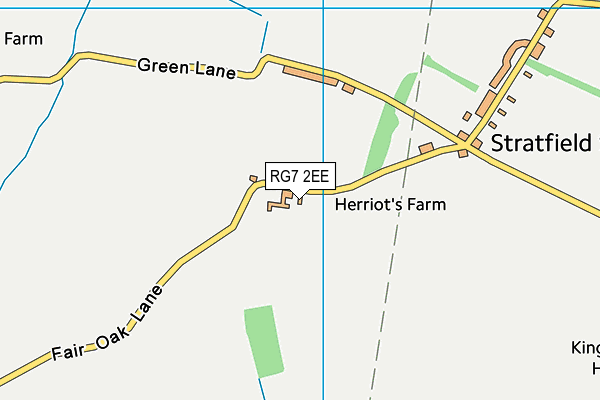 RG7 2EE map - OS VectorMap District (Ordnance Survey)