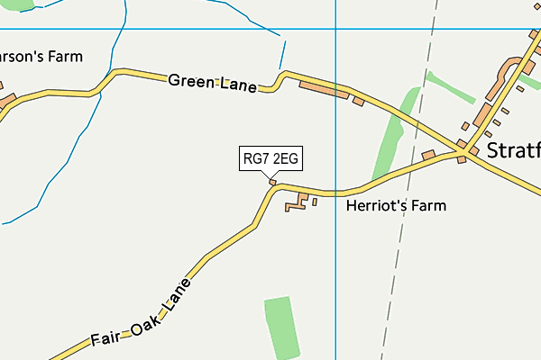 RG7 2EG map - OS VectorMap District (Ordnance Survey)