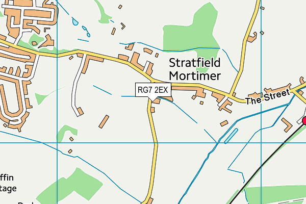 RG7 2EX map - OS VectorMap District (Ordnance Survey)