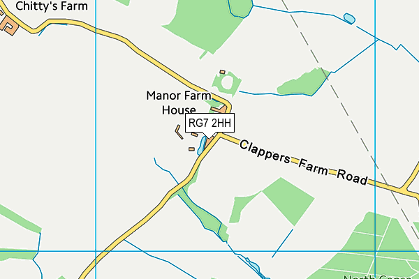 RG7 2HH map - OS VectorMap District (Ordnance Survey)