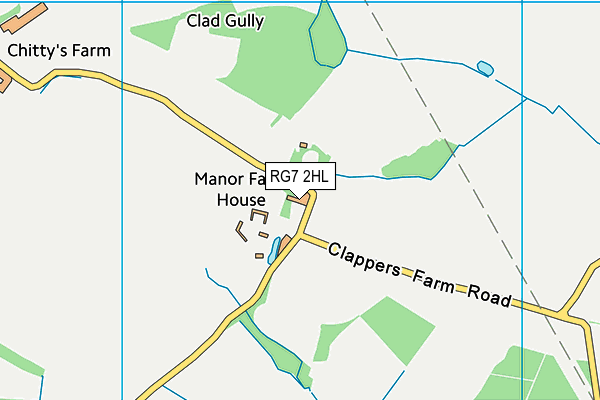 RG7 2HL map - OS VectorMap District (Ordnance Survey)